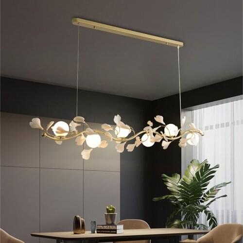 Modern Designer Chandelier Lighting For Dinnning Room Nordic Flower Chandelier Lamp Home Indoor suspension
