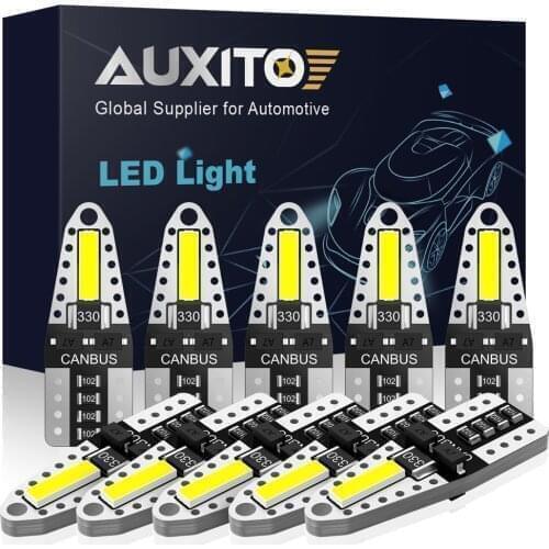 10Pcs W5W T10 LED Canbus Bulb For Ford Focus 2 3 Fiesta MK2 MK3 Mondeo MK4 Fusion Ranger Car Interior Dome Light Reading Lights