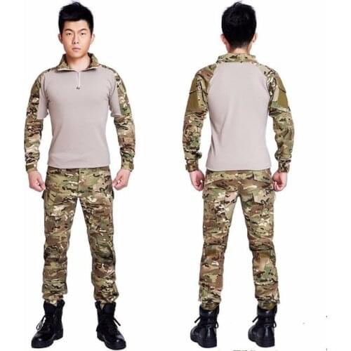 Paintball tactical camouflage military uniform camouflage combat suit military clothing for hunter and fishing shirt and pants