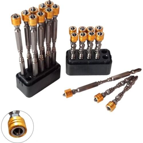 Hardness Magnetic 65MM 110MM Cross Head Screwdriver Bit Double Head Electric Screwdriver Set Phillips Screw Driver