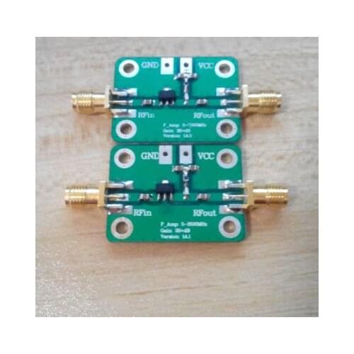 1PC 5-5500MHz gain 20dB Broadband RF amplifier gain blocks