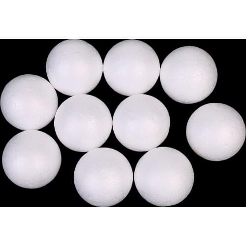 10x Modelling Polystyrene Styrofoam Xmas Ball Spheres Decor Crafts DIY 5cm