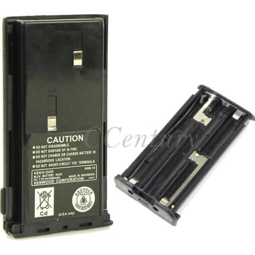 2pcs Walkie Talkie Battery Pack Case KNB-14 for Kenwood Portable Radio TK-2107 TK-272 TK-272G TK-278 TK-2100 TK-2102 CB Radi0