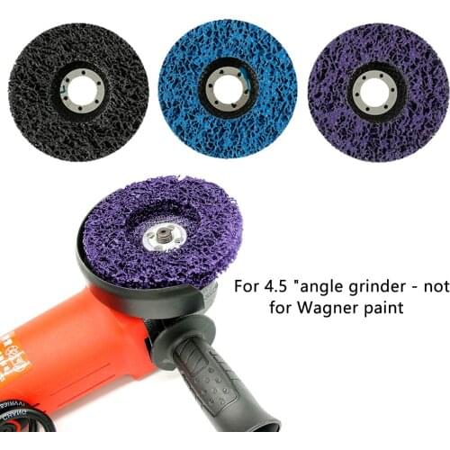 3PCS 115mm Poly Strip Disc Abrasive Wheel Paint Rust Remove Grinding Wheels for Angle Grinder Paint Car Truck