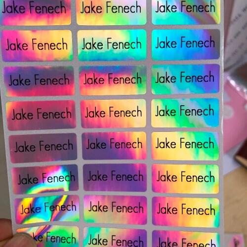 30*13 mm personalize text stickers name label invitation cards seals party favor self adhesive tags