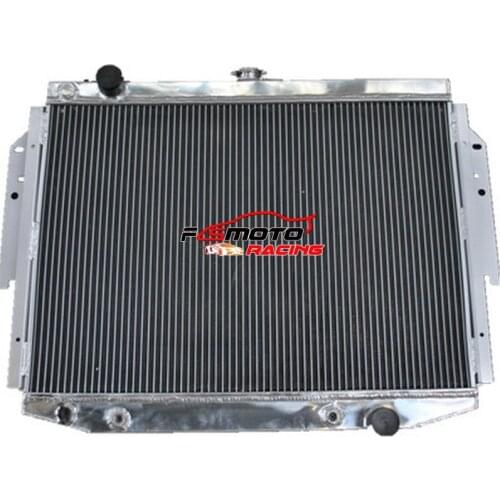 For Chrysler Fifth Avenue Imperia LeBaron York + Cap 1977-1989 Aluminum Alloy Radiator 78 79 80 81