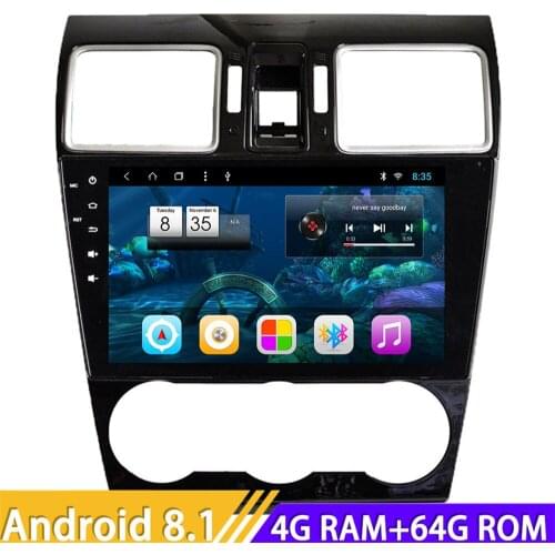 Autoradio Android 8.1 Car Multimedia Player For Subaru WRX Forester 2013 Stereo GPS Navigation 2 Din Auto Head Unit 8 Core 64G