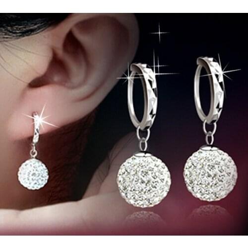 Женские серебрянные серьги BYSPT China At AliExpress