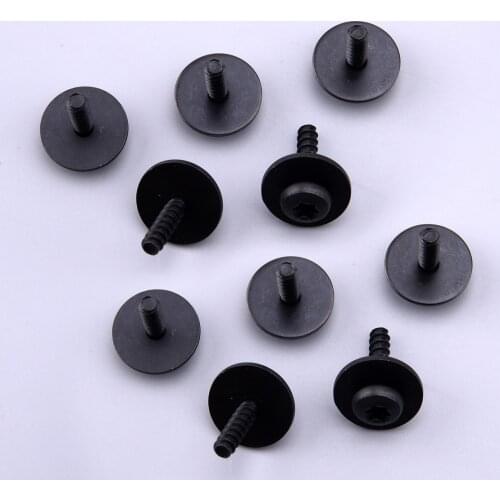 Black Metal W702413-S307 W702413-S450B 10pcs Under Engine Shield Air Dam Deflector Torx Screws fit for Ford Focus Escape