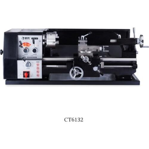 CT6132 Desktop Lathe Home Lathe Lndustrial Grade Small Lathe Woodworking Lathe Metal Lathe Profession High Precision Mechanical