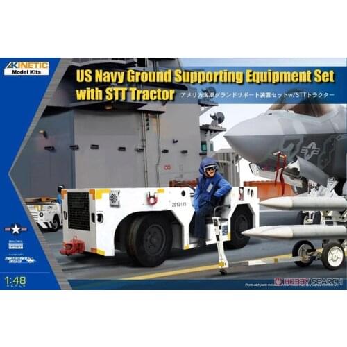 KINETIC K48115 1/48 U.S. Navy Ground Support Equipment Set w/STT Tractor Kit