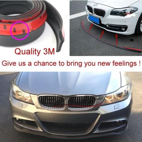 Body Kit For BMW 2 Series F22 F45 2014 2015 / Car Bumper Lip / Front Tapes / Rear Skirt Spoiler / Deflector Rubber Strip