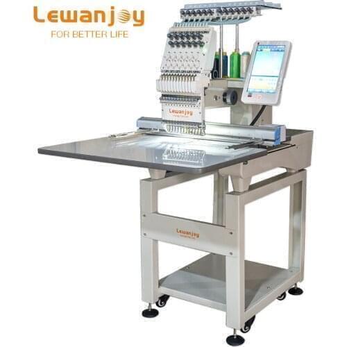 Single Head 15 Needle DAHAO Computerized Embroidery Machine Price High Speed Brother Happy Type Hat T-shirt Embroidery Machine