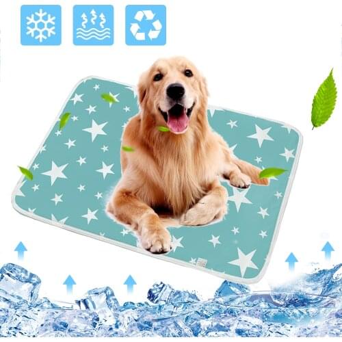 Dog Cooling Pad Dog Mattress Waterproof Pet Mattress Breathable Puppies Urinal Pad Washable Reusable Cotton Pad Cushion Parts