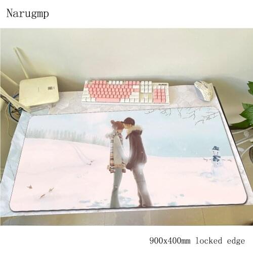 We Were There mouse pad gamer 90x40cm gaming mousepad HD pattern notbook desk mat Fashion padmouse games pc gamer mats gamepad