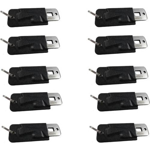 Lot 10PCS Multifunctional 5 in1 Army Steel Card Knife Camping Equipment EDC Gear Timberline 58HRC Stealth Card Survival Kit Tool