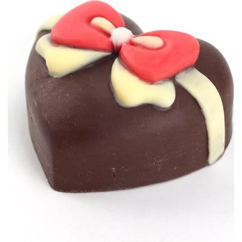 New Silicone Soap Mold Heart with Bow Shape Craft Resin Mould