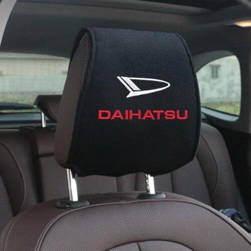 New product car headrest cover fit for Daihatsu D-Base D-R Pico Copen Sirion Mira Materia Kopen