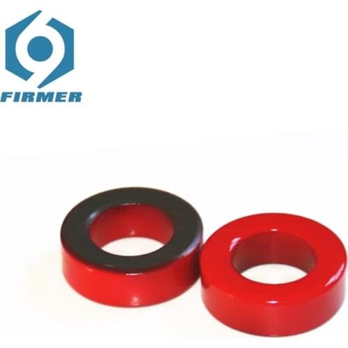 OD*ID*H/33*19.8*11.1mm Ferrite Toroid Cores 50pcs Ferrite Chokes Ring Iron Powder Toroidal Core Inductor Ferrite Red Grey Ring