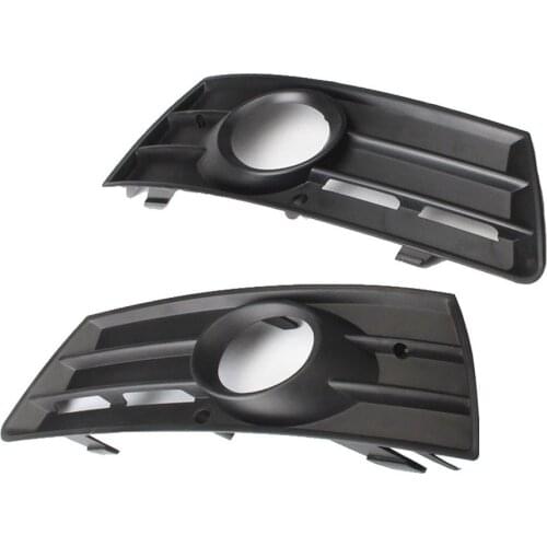Pair 3C8853665C 3C8853666C Fog Lamp Grill Cover For VW CC 2009 2010 2011 2012 3C8 853 665 C 3C8 853 666 C