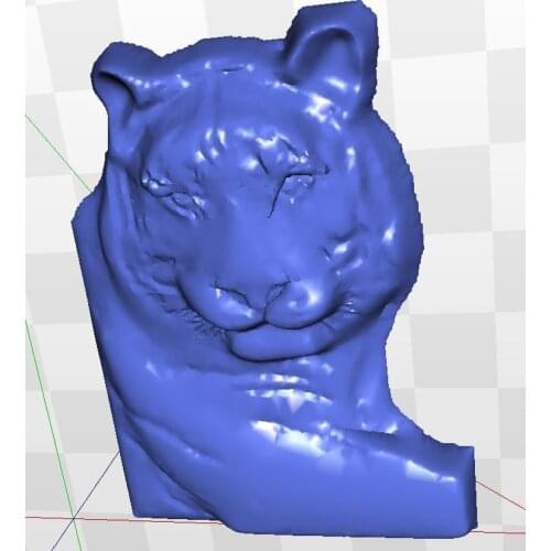 Relief 3d model for cnc tiger_1 in STL file