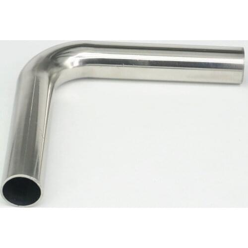 25mm 1" 304 Stainless Steel Sanitary Weld 90 Deg Elbow Fitting Straight Tube 100mm Homebrew