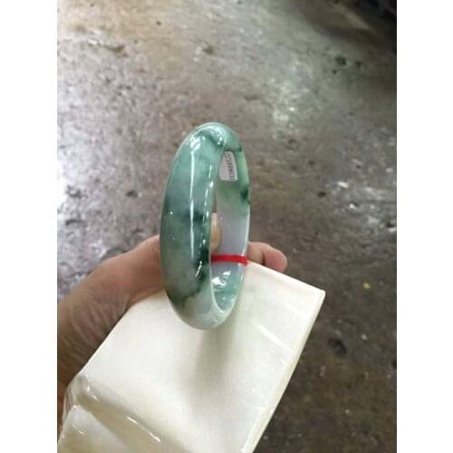 Certified Green 100% Natural A JADE Jadeite Bangle Bracelet 56--60mm