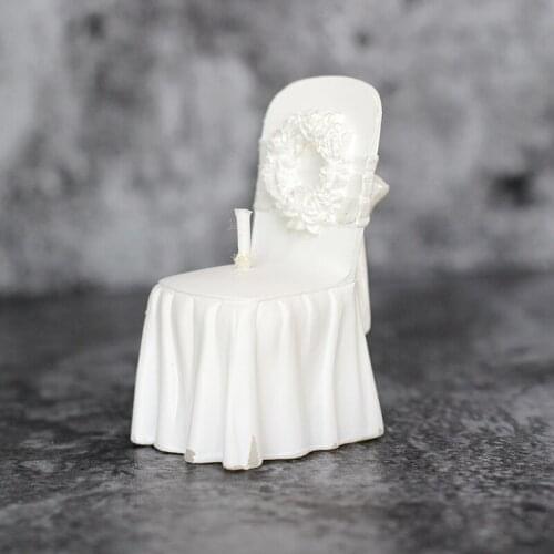 3D Wedding Seat Shape Silicone Mold for Handmade Soap Candle Making Mould Craft Resin Clay Decoration Tool