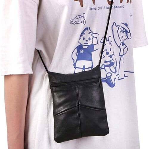 Crossbody Bag for Women Retro Small Sheepskin Shoulder Bag Cell Phone Purse Soft Leather Multifunctional Messenger Bags