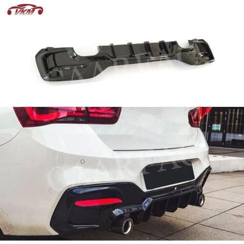Carbon Fiber/ABS material Rear Bumper Lip Diffuser Accessorise For BMW 1 Series M Sport F20 F21 M135i M140i 2017 2018