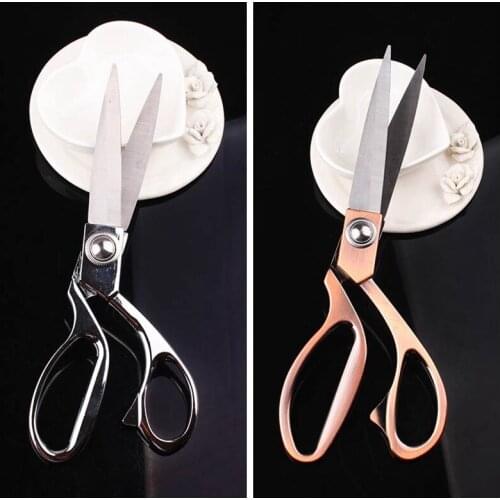 3 Size Vintage Scissor Sharp Sewing And Embroidery Scissors High quality Sharp Stainless Steel Fabric Leather Cutter Craft