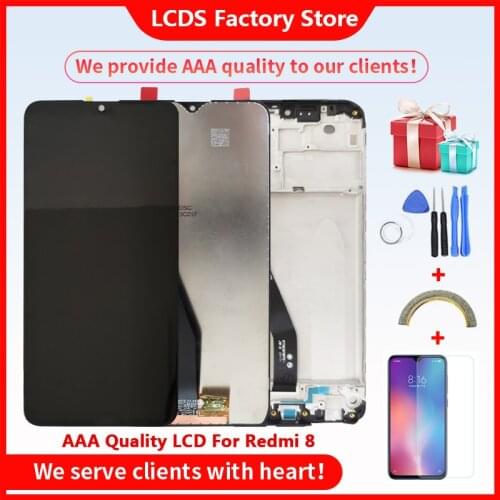Grade AAA Quality LCD For Xiaomi Redmi 8 LCD With Frame LCD Display Screen For Xiaomi Redmi 8 Screen LCD 10-Touch 1520 x 720 HD