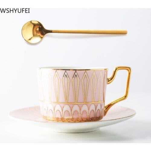 WSHYUFEIStarbucks coffeecup High-grade ceramics Afternoon tea cup Desktop decoration birthday present Family restaurant supplies