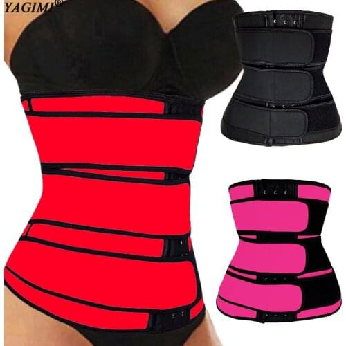 Women Neoprene Waist Trainer Body Shaper Corset Slimming Shapewear Tummy Control Girdles Sweat Belly Belt Weight Set Fajas