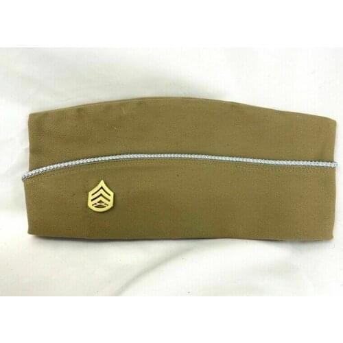 Ww2 Us Army Infantry Uniform Garrison Cap Marine Corps Staff Sergeant Rank Gold armyshop2008