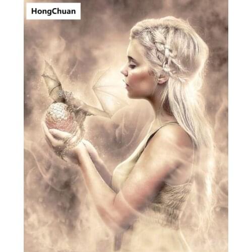 Beautiful Dragon Mother 5D DIY Full Square/Round Diamond Painting Diamond Embroidery Diamond Inlaid Cross Stitch Home Decoration