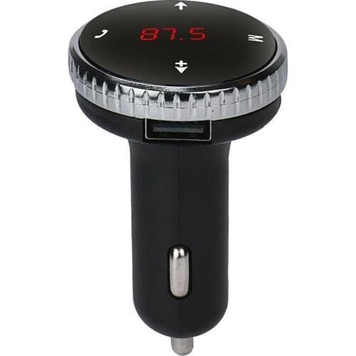 1pcs Portable Bluetooth Handsfree Car Kit FM Transmitter Modulator Receiver Car Player Audio Adapter Car Bluetooth Wireless C0V3