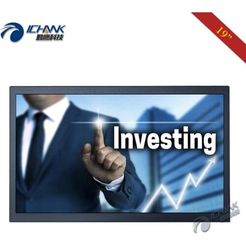 ZB190TC-592R/19" inch 1440x900 16:10 Widescreen Metal Shell HDMI VGA USB POS Machine Industrial Touch LCD Screen Monitor Display