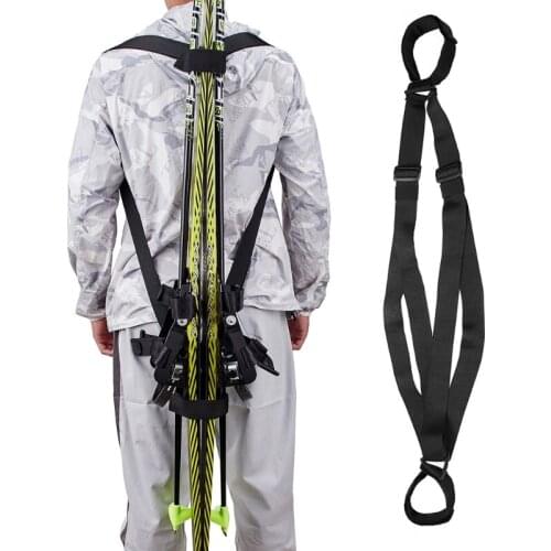 Ski Tote Ski and Poles Backpack Carrier Ski and Poles Carry Sling Shoulder Strap