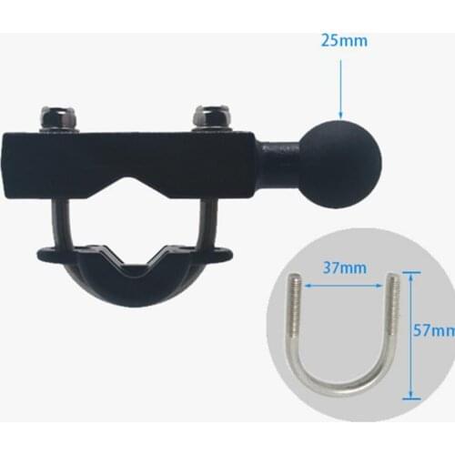 U- Phone GPS Base Mount 1" Ball For 11mm To 27mm Motorcycle Handlebar