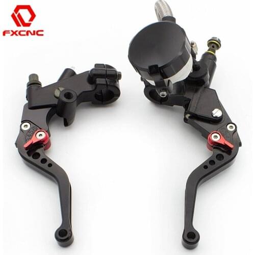7/8" 22mm Universal 50cc-400cc Motorcycle Hydraulic Brake Clutch Master Cylinder Reservoir Lever Fit Honda Yamaha Suzuki Kawasak
