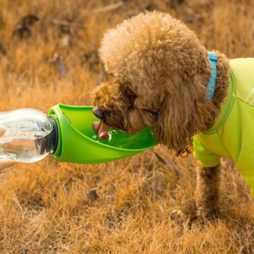 680ml Pet Portable Water Bottle Cats Dogs Drink Water Outdoor Accompanying Cup Drinking Bottle Practical