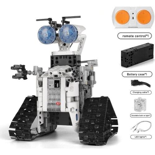 70008 Robot Electronic Remote Control Technology Mechanical Series Small Particle Assembled Building Block Toy Model