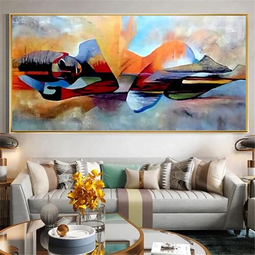 Watercolor Lord Buddha Abstract Canvases Painting on Canvas Posters And Prints Cuadros Wall Art Pictures Living Room Decoration