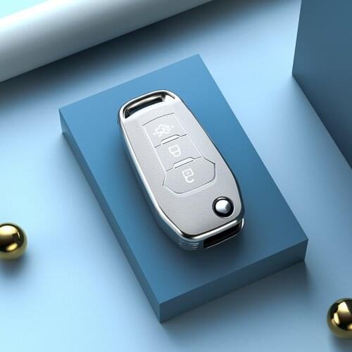 TPU Car Key Cover Case For Ford Fusion Fiesta Escort Mondeo Everest Ranger fiesta 2019 S Max Kuga 2 Accessories Ring