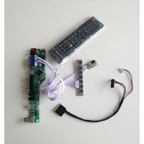 For B116XW03 V2 11.6" 1366×768 card screen moniter TV LCD LED VGA AV USB LED driver Board DIY kit