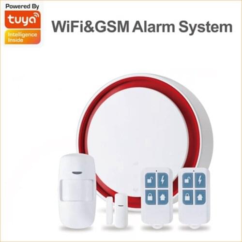 Hot Sales GSM Flash Strobe Security Alarm System 110 dB Sound & Light SIM Card GSM Burglar For Smart Home