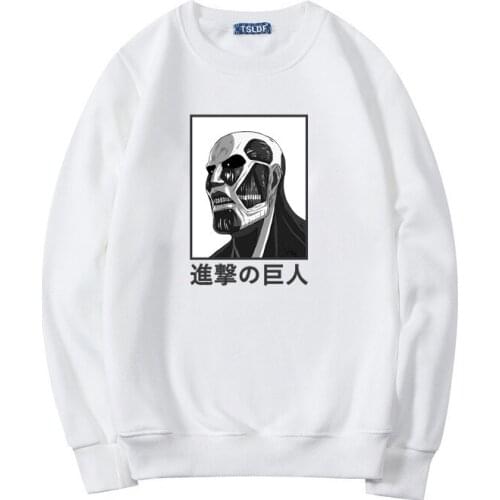 Hot Sale Anime Streetwear Attack on Titan Long Sleeve Casual Womens Hoody Hipster Printed Pullovers Spring Manga Lady Hoodie