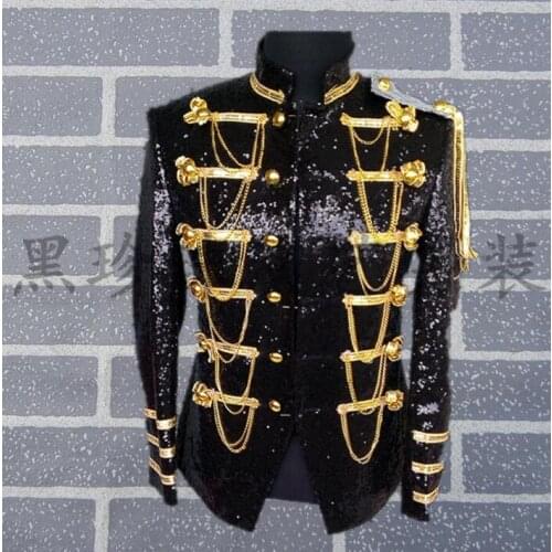 Red men suits designs masculino homme terno stage costumes for singers men black blazer dance clothes jacket style dress rock