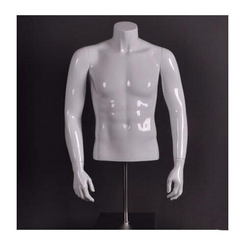 Best Quality Fashionable Male Half Mannequin New Arrival Men Upper Body Model Professional Manufacturer Factory In China